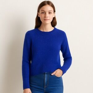 J. Crew Blue Crew Neck Sweater
